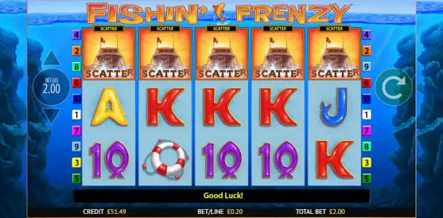 Fishin' Frenzy Slot-Testbericht – Alles, was Sie zum Spielen des Fishin' Frenzy Slots wissen müssen!